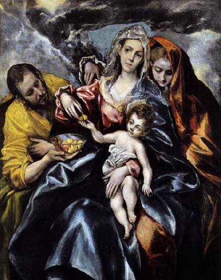 El Greco The Holy Family with St Mary Magdalen Sweden oil painting art